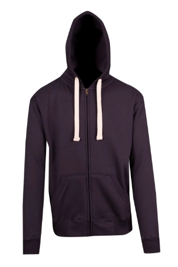 Picture of RAMO, Mens Brushed Heavy Zip Fleece Hoodie